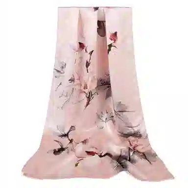 上海故事 丝韵百合 桑蚕丝 丝巾 女款 礼盒装