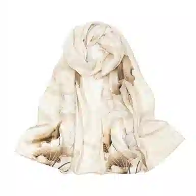 上海故事 国色天香 清冷玉兰 桑蚕丝 丝巾 女款