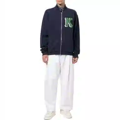 KENZO Logo Embroidered Zip Jacket
