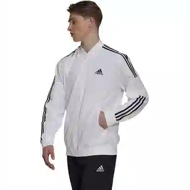 adidas Logo Woven Jacket White