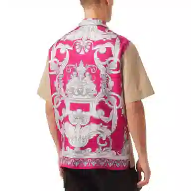 Versace SS22 Baroque Patchwork Shirt