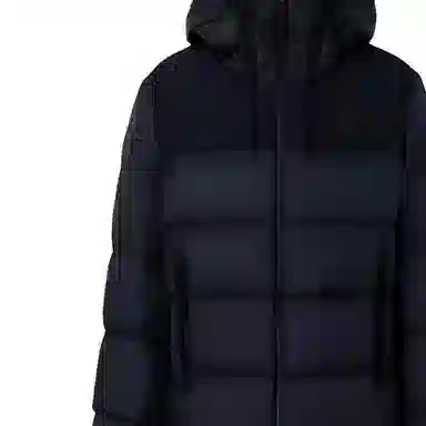 Burberry Logo Hooded Down Jacket