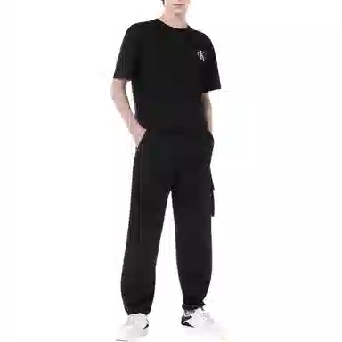 Calvin Klein Straight Cargo Pants Black
