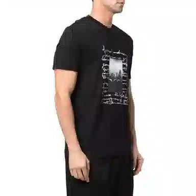 Neil Barrett FW22 Printed T-Shirt Black