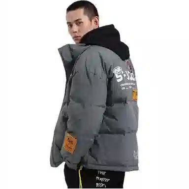 鬼洗 合身立领长袖夹克外套 男款