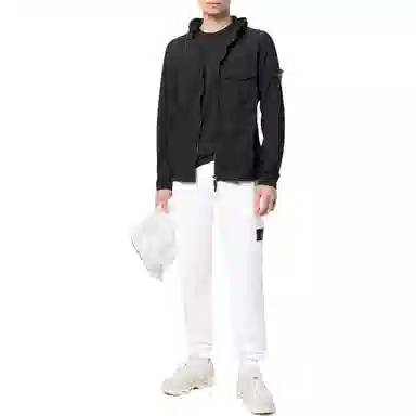 Stone Island SS22 Black Hoodie Jacket