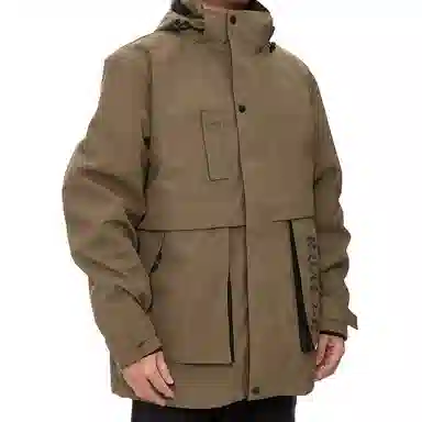 JEEP SPIRIT Casual Letter Print Padded Jacket