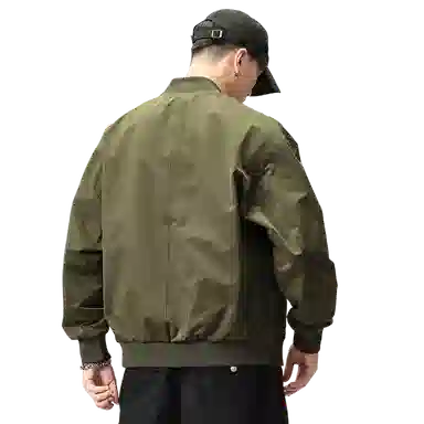 【dme】  美式高街复古休闲简约纯色宽松百搭棒球服 男女同款