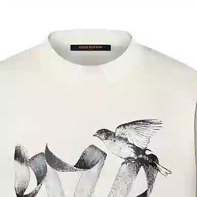 Louis Vuitton FW23 Logo Crewneck T-Shirt White