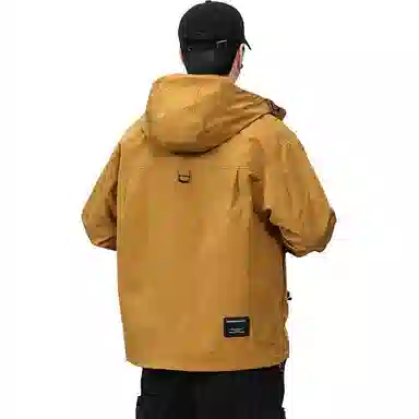 【dme】  美式宽松连帽多口袋户外高街休闲外套  防水防风保暖冲锋衣 男女同款