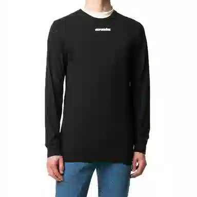OFF-WHITE Arrow Print Long Sleeve Tee Black