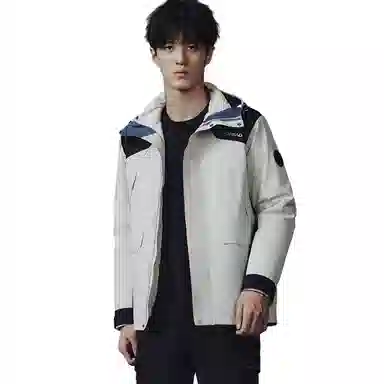 探路者 极光系列 防风保暖羽绒内胆 户外登山服 三合一套羽绒冲锋衣 男女同款