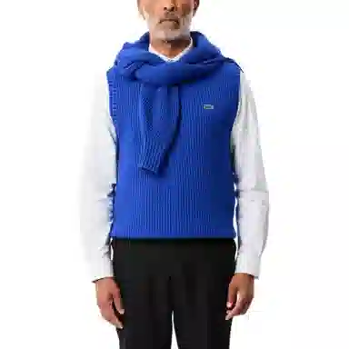 Lacoste V-Neck Vest Blue