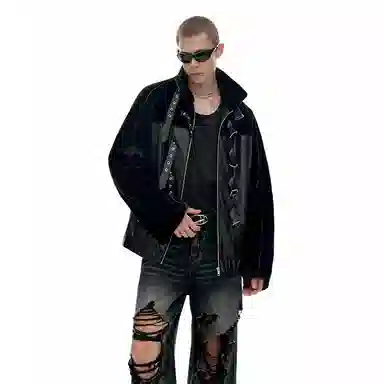 IMXS Vintage Fleece Jacket Black