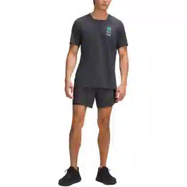 lululemon Fast and Free Shorts Graphite Black