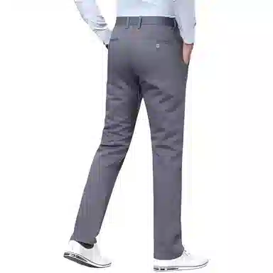 金盾 直筒纯色微弹休闲裤 男款