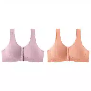 二三二三 舒适前扣无钢圈聚拢文胸 女款 组合装