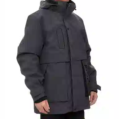 JEEP SPIRIT Casual Letter Print Padded Jacket