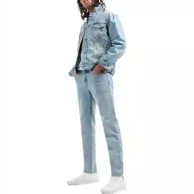 Armani Exchange SS24 Washed Denim Jacket Indigo