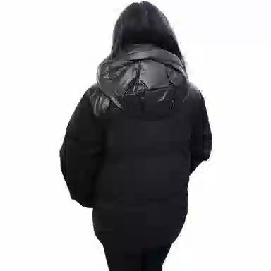 PUMA Hooded Puffer Jacket Black