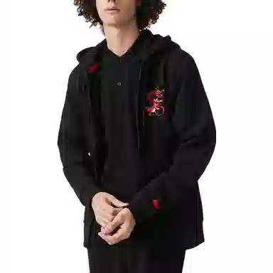 Lacoste Lunar New Year Hoodie Black