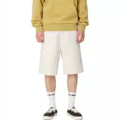 Carhartt WIP Double Knee Short White