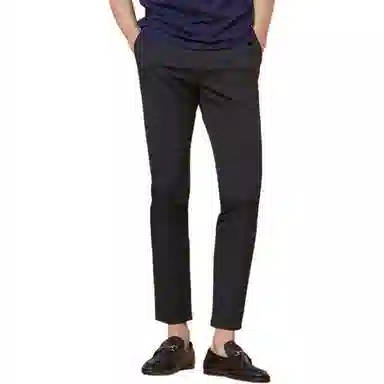 才子 百搭修身中腰长款休闲裤 男款