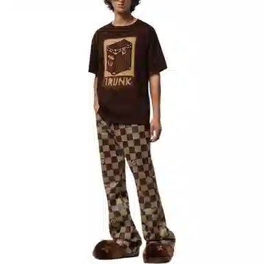 Louis Vuitton SS24 Cartoon Print T-Shirt Brown