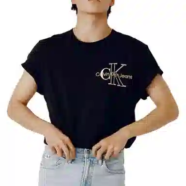 Calvin Klein Logo Print T-Shirt Black