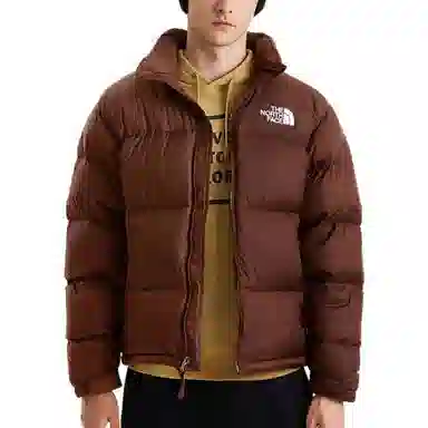 The North Face 1996 Retro Nuptse Jacket Red Brown