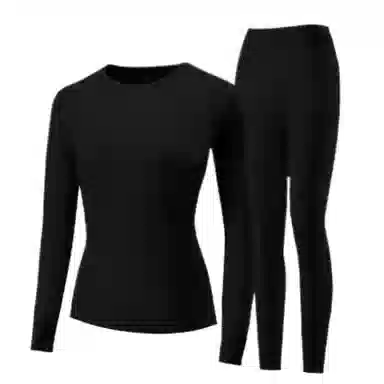 兰缪 圆领纯棉秋衣秋裤舒适透气吸湿排汗抑菌保暖套装 女款