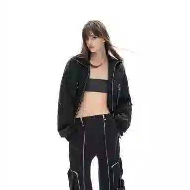 IMXS Vintage Workwear Cotton Jacket Black