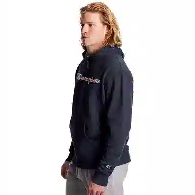 Champion Hooded Fleece Sweatshirt Navy