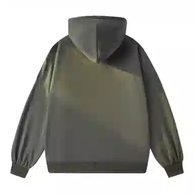 海底小纵队 美式高街复古油画创意花卉个性字母印花简约基础款重磅舒适百搭宽松休闲时尚高级感套头落肩校园风长袖卫衣 男女同款