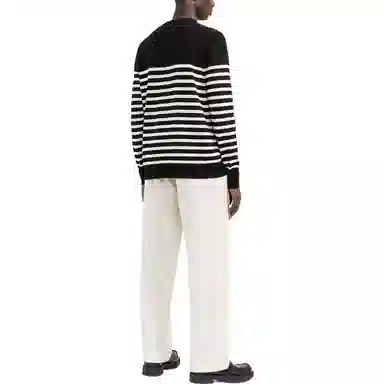 Alexander McQueen Logo Striped Sweater