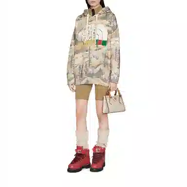 Gucci x The North Face Forest Print Hoodie