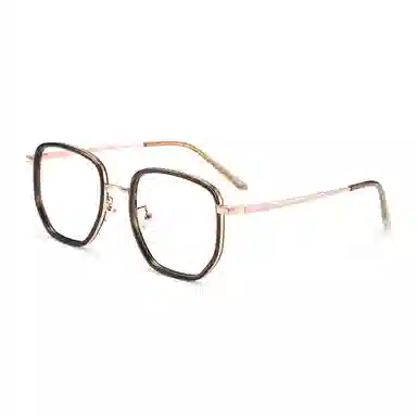 苍木优品 近视可定制防雾防蓝光冷茶色素颜大框大脸显瘦圆脸防蓝光 光学镜架 男女同款情侣款