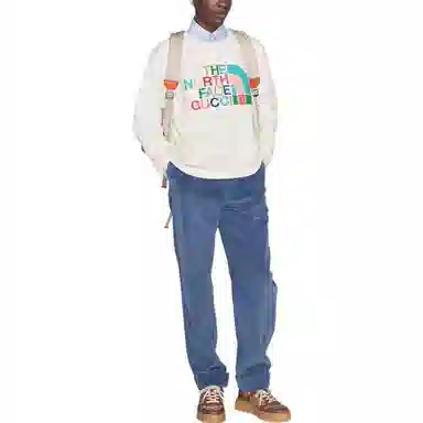 Gucci x The North Face FW22 Ivory Sweatshirt