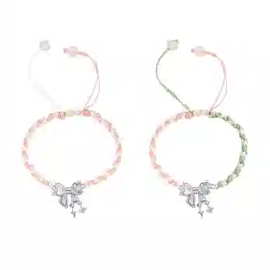 大唐国鼎 在逃公主蝴蝶结手饰 恋爱温柔百搭时尚简约气质优雅轻奢高级感小众设计感  合金 手链 女款