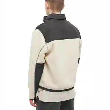 AMIPARIS Patchwork Zip Fleece Jacket