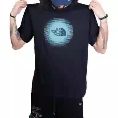 The North Face Logo Crewneck T-Shirt Black