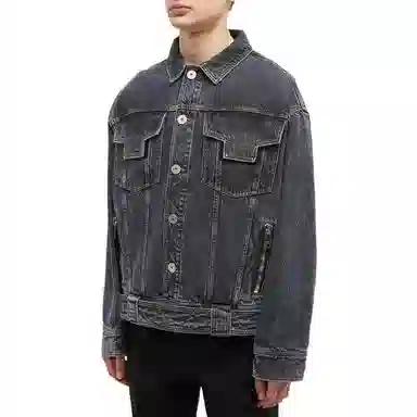 Balmain SS23 Denim Jacket Black