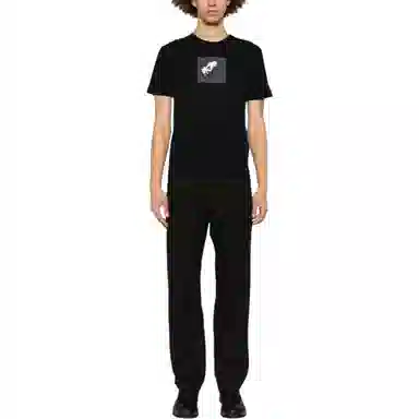 Stone Island SS24 Compass Print T-Shirt Black