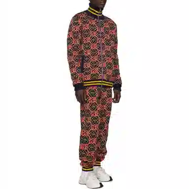 Gucci Logo Jacquard Bomber Jacket