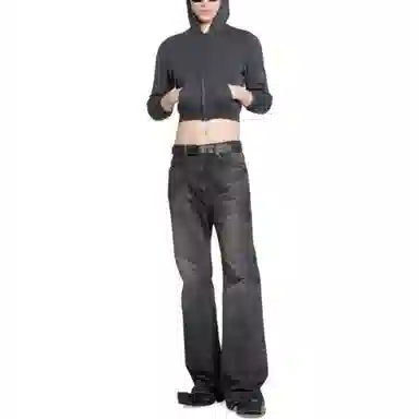 Balenciaga SS24 Grey Flare Jeans