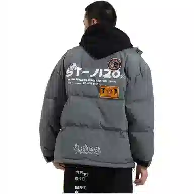 鬼洗 合身立领长袖夹克外套 男款