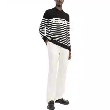 Alexander McQueen Logo Striped Sweater