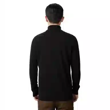 恒源祥 纯色保暖高领针织毛衣 男款