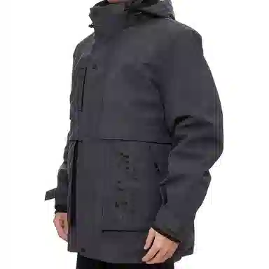 JEEP SPIRIT Casual Letter Print Padded Jacket