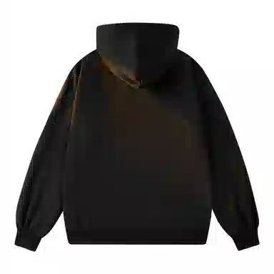 海底小纵队 美式高街复古油画创意花卉个性字母印花简约基础款重磅舒适百搭宽松休闲时尚高级感套头落肩校园风长袖卫衣 男女同款